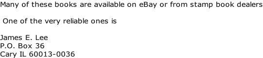 Many of these books are available on eBay or from stamp book dealers   One of the very reliable ones is  James E. Lee P.O. Box 36 Cary IL 60013-0036